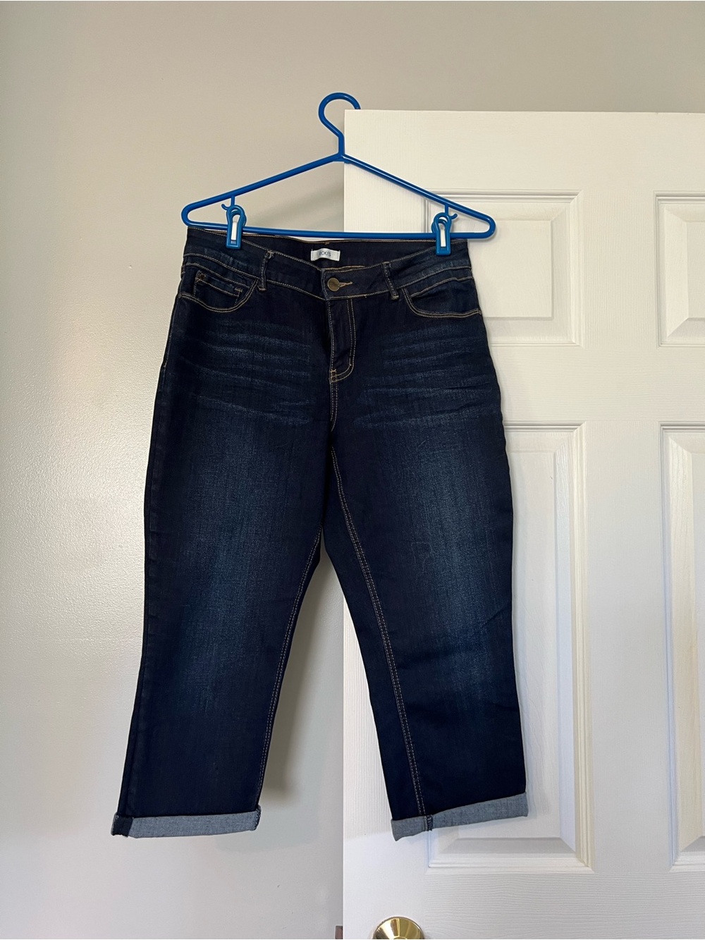 Ricki's Dark Blue Cropped Jeans